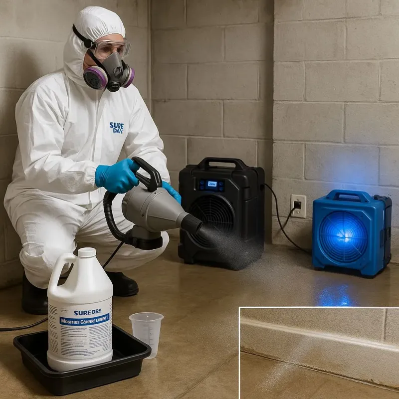 Sanitization and Odor Removal process in Gilbertsville, PA