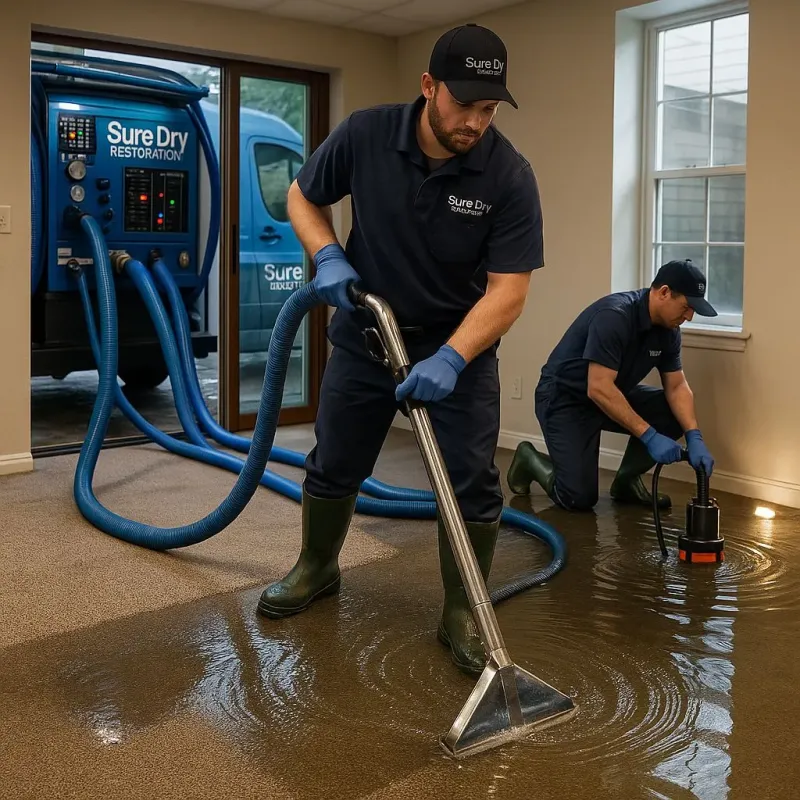 Water Extraction and Removal process in Gilbertsville, PA